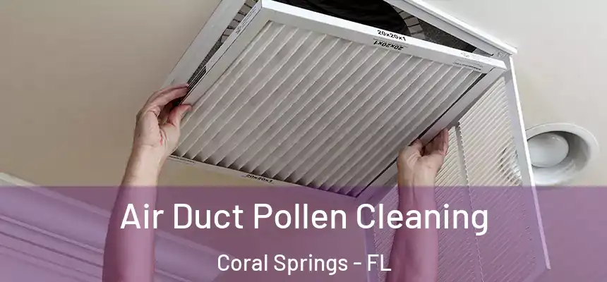  Air Duct Pollen Cleaning Coral Springs - FL